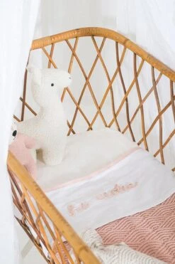 Jollein Baby Laken Ledikant 120x150cm Hi Cutie - Pale Pink -Jollein 800x1200 34