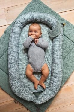 Jollein Babynest Snake 90x52cm - Ash Green -Jollein 800x1200 58