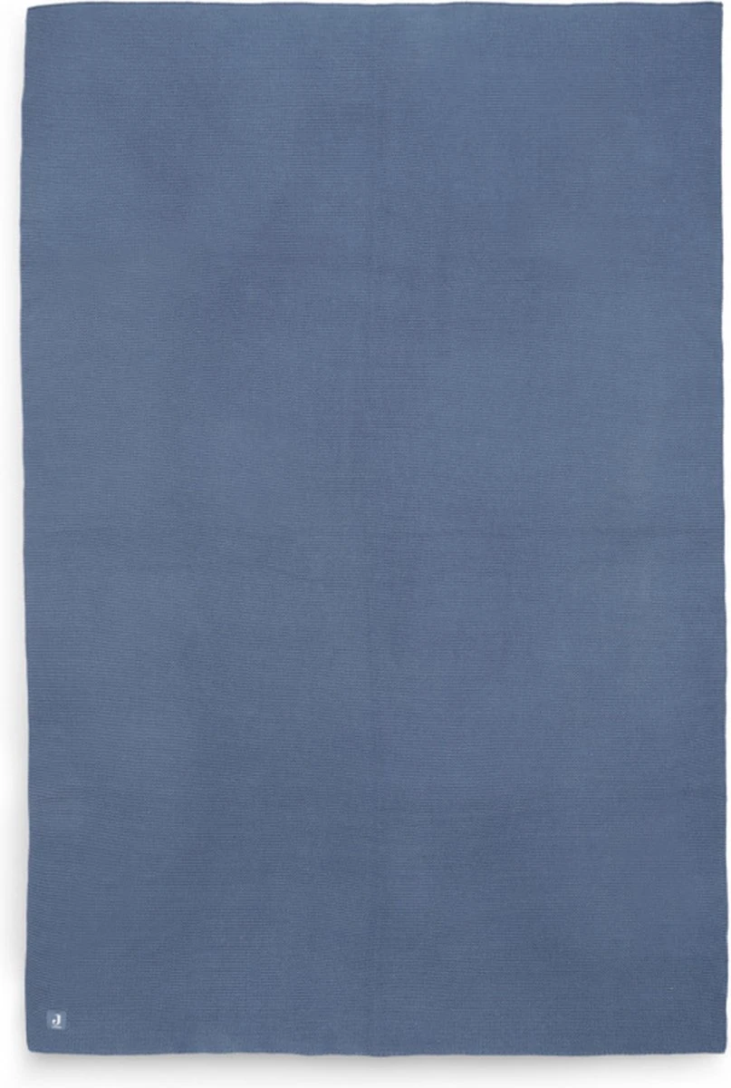 Jollein Baby Deken Wieg 75x100cm Basic Knit - Jeans Blue 20 Jollein Baby Deken Wieg 75x100cm Basic Knit - Jeans Blue - Afbeelding 18