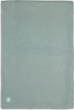 Jollein Baby Deken Ledikant 100x150cm Basic Knit Forest Green/Fleece -Jollein 813x1200