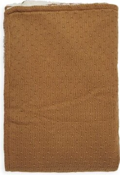 Jollein Baby Deken Wieg 75x100cm Teddy Bliss Knit - Caramel -Jollein 821x1200 2
