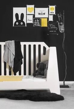 Jollein Baby Hoeslaken Ledikant Jersey 60x120cm - Zwart -Jollein 822x1200 2