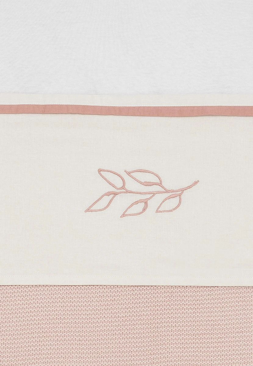 Jollein Baby Laken Ledikant 120x150cm Meadow - Rosewood 5 Jollein Baby Laken Ledikant 120x150cm Meadow - Rosewood - Afbeelding 3