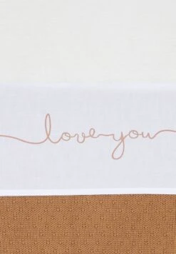 Jollein Baby Laken Ledikant 120x150cm Love You - Caramel -Jollein 830x1200 24