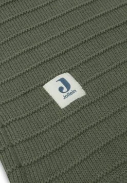 Jollein Baby Deken Wieg Velvet Pure Knit - Leaf Green - GOTS -Jollein 830x1200 56