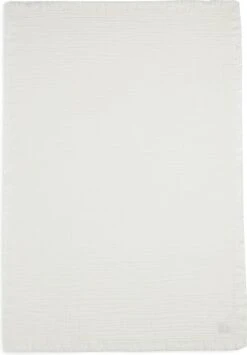 Jollein Baby Deken Ledikant 120x120cm Muslin Fringe - Ivory -Jollein 836x1200