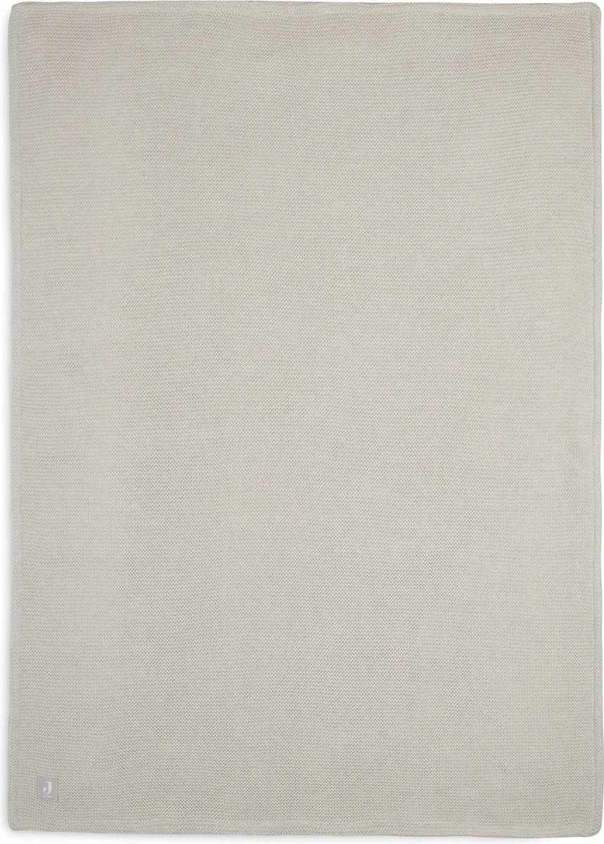 Jollein Baby Deken Wieg 75x100cm Basic Knit - Nougat/Fleece 4 Jollein Baby Deken Wieg 75x100cm Basic Knit - Nougat/Fleece - Afbeelding 2