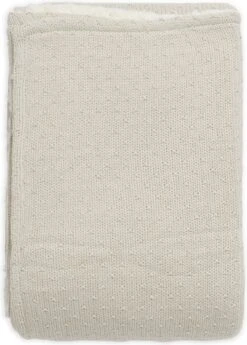 Jollein Baby Deken Wieg 75x100cm Teddy Bliss Knit - Nougat -Jollein 859x1200 3