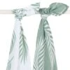 Jollein Swaddles ASH GREEN (2) 120x120cm