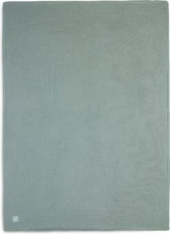 Jollein Baby Deken Ledikant 100x150cm Basic Knit Forest Green/Fleece -Jollein 873x1200
