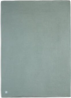 Jollein Baby Deken Ledikant 100x150cm Basic Knit Forest Green/Fleece -Jollein 875x1200 4