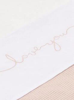 Jollein Baby Laken Ledikant 120x150cm Love You - Pale Pink -Jollein 882x1200 1