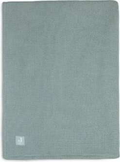 Jollein Baby Deken Ledikant 100x150cm Basic Knit Forest Green/Fleece -Jollein 888x1200
