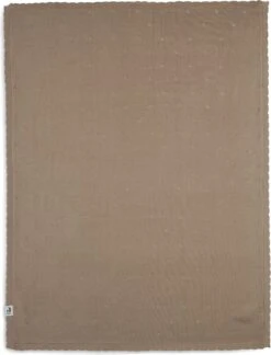 Jollein Baby Deken Ledikant 100x150cm Pointelle - Biscuit -Jollein 915x1200