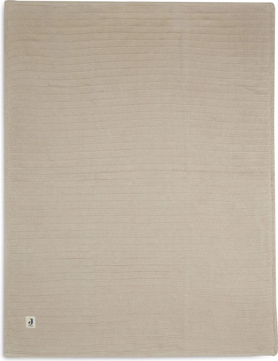 Jollein Baby Deken Ledikant Velvet Pure Knit - Nougat - GOTS 5 Jollein Baby Deken Ledikant Velvet Pure Knit - Nougat - GOTS - Afbeelding 3