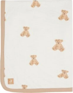 Jollein Baby Deken Ledikant Jersey 100x150cm - Teddy Bear