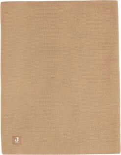 Jollein Baby Deken Ledikant 100x150cm Basic Knit - Biscuit