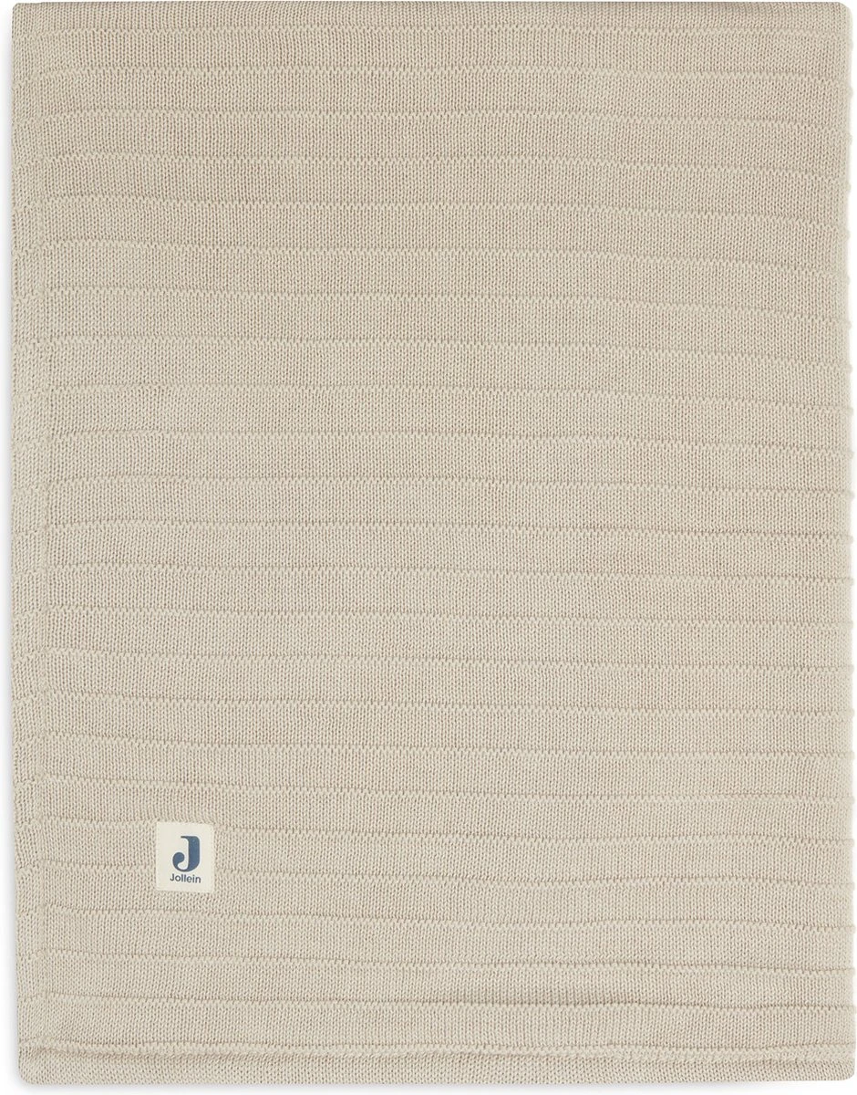 Jollein Baby Deken Ledikant Velvet Pure Knit - Nougat - GOTS 4 Jollein Baby Deken Ledikant Velvet Pure Knit - Nougat - GOTS - Afbeelding 2