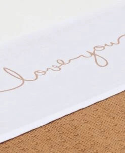 Jollein Baby Laken Ledikant 120x150cm Love You - Caramel -Jollein 979x1200