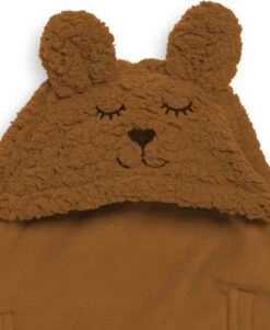 Jollein Wikkeldeken Bunny 100x105cm - Caramel -Jollein 985x1200