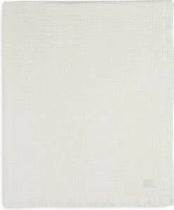 Jollein Baby Deken Ledikant 120x120cm Muslin Fringe - Ivory -Jollein 997x1200