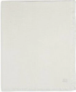 Jollein Baby Deken Ledikant 120x120cm Muslin Fringe - Ivory -Jollein 999x1200