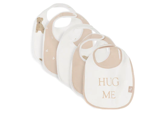 Jollein Slab Teddy Bear/harvest 5-pack 3 Jollein Slab Teddy Bear/harvest 5-pack