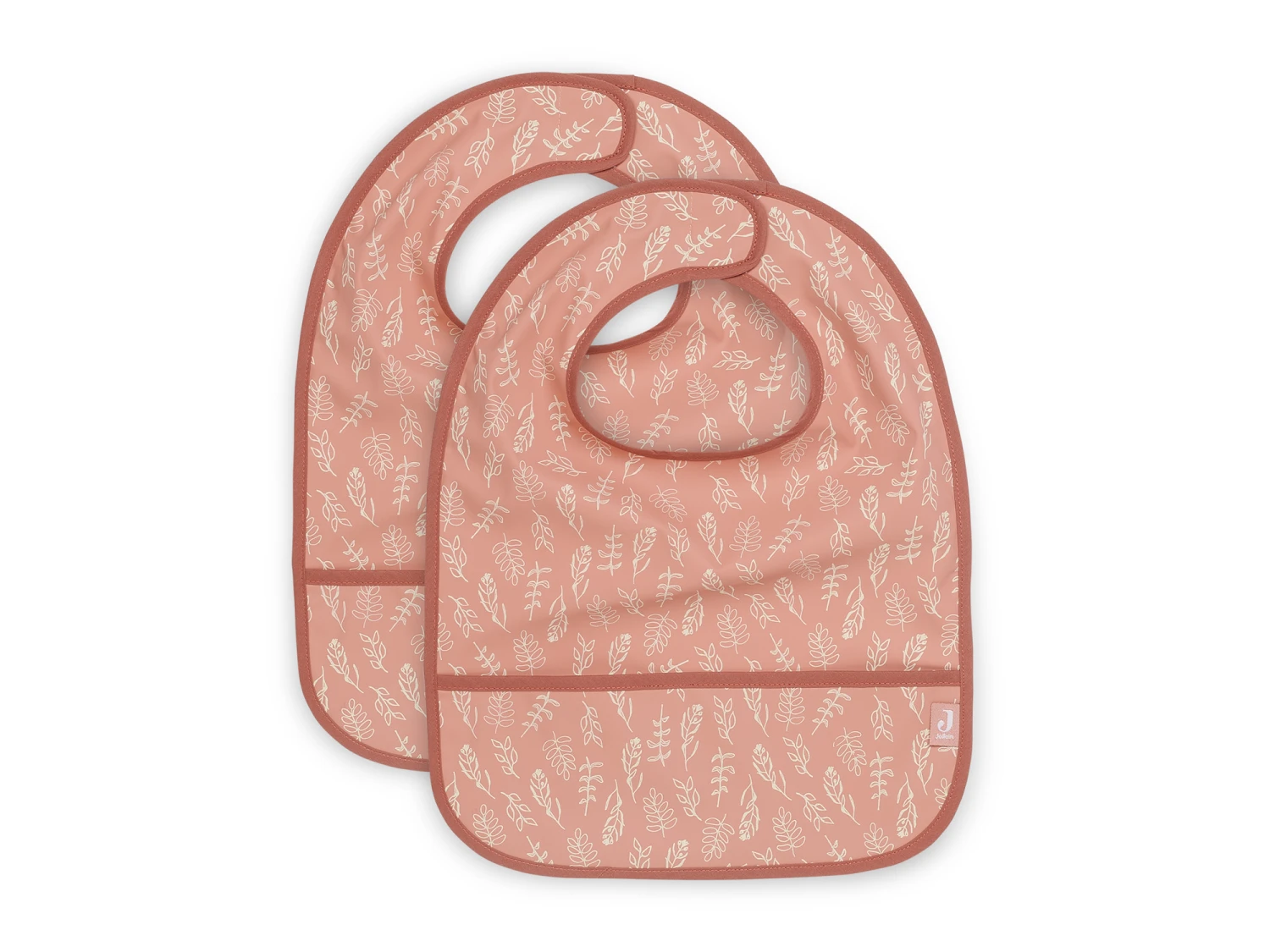 Jollein Slab Waterproof Meadow Rosewood 2-pack 3 Jollein Slab Waterproof Meadow Rosewood 2-pack