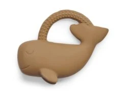 Jollein Bijtring Rubber Whale – Caramel