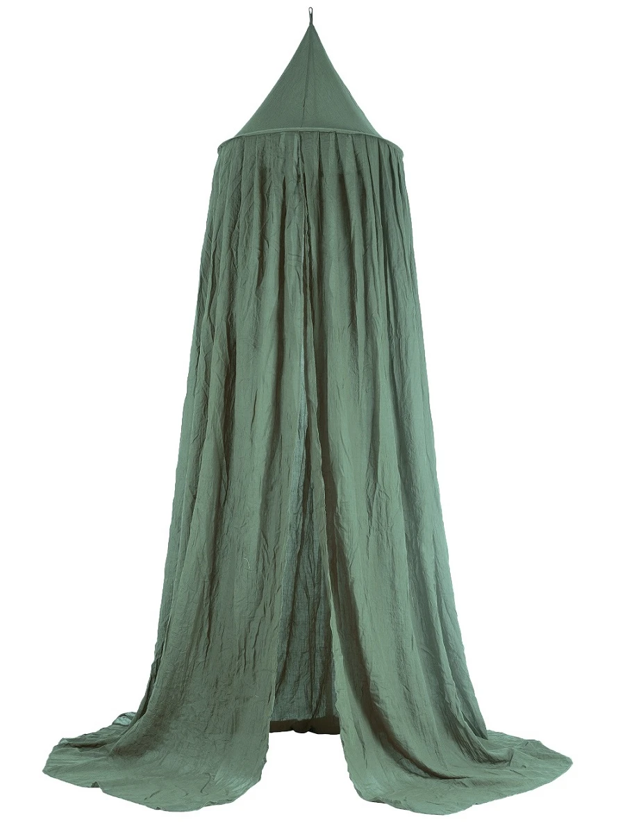 Jollein Klamboe Vintage 245cm Ash Green 3 Jollein Klamboe Vintage 245cm Ash Green