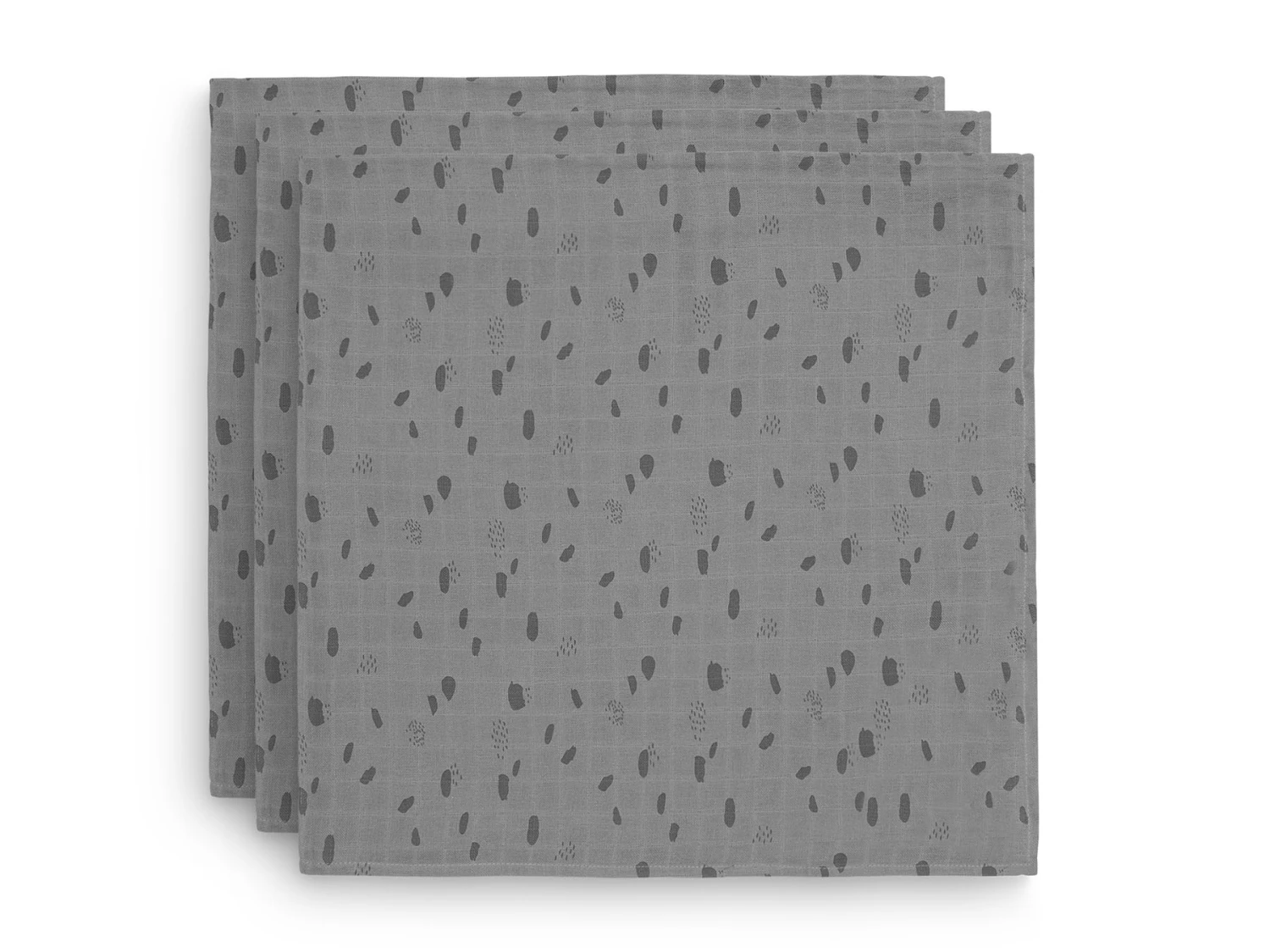 Jollein Hydrofiele Multidoeken Spot Storm Grey 70 X 70cm 3 Jollein Hydrofiele Multidoeken Spot Storm Grey 70 X 70cm