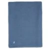 Jollein Deken Ledikant 100 X 150 Cm Basic Knit Jeans Blue / Fleece