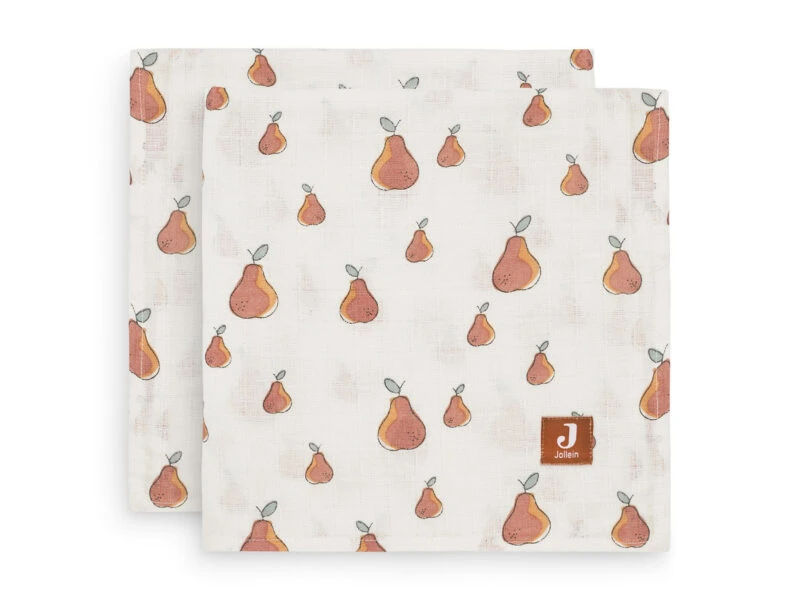 Jollein Hydrfiele Multidoeken Large 115 X 115 Cm Pear 2-pack 3 Jollein Hydrfiele Multidoeken Large 115 X 115 Cm Pear 2-pack