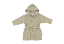 Jollein Badjas Badstof 1-2 Jaar Miffy Jacquard Olive Green