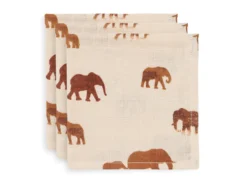 Jollein Hydrofiel Monddoekje Savannah – 3 Stuks