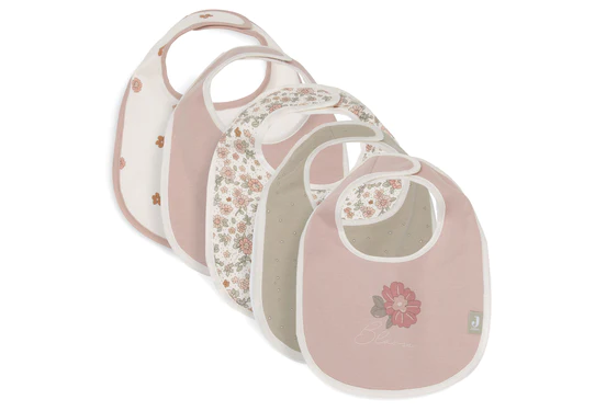 Jollein Slab Retro Flowers 5-pack 3 Jollein Slab Retro Flowers 5-pack