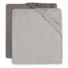 Jollein Waskussenhoes Badstof 50 X 70 Soft Grey / Storm Grey 2-pack -Jollein e15c455b2338efdbe2cf9bc3bb8905762e3714ee 2550 503 00159 8717329368583 hero