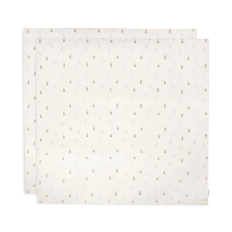 Jollein Hydrofiele Doek Large 115x115cm Happy Miffy Nougat 2-pack 3 Jollein Hydrofiele Doek Large 115x115cm Happy Miffy Nougat 2-pack