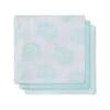 Jollein Hydrofiele Doek Large 115x115cm Owl Mint 3 Stuks -Jollein owlmint