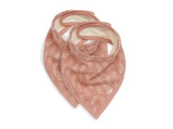Jollein Slab Bandana Meadow Rosewood 2-pack