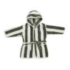 Jollein Badjas 1-2 Jaar Stripe Terry Leaf Green GOTS 1 Jollein Badjas 1-2 Jaar Stripe Terry Leaf Green GOTS -Jollein terry